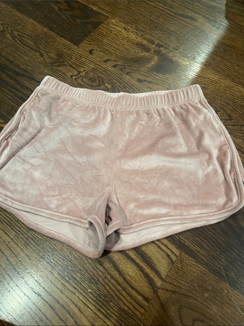 Juicy Couture Dusty Pink Velour Athletic Shorts
